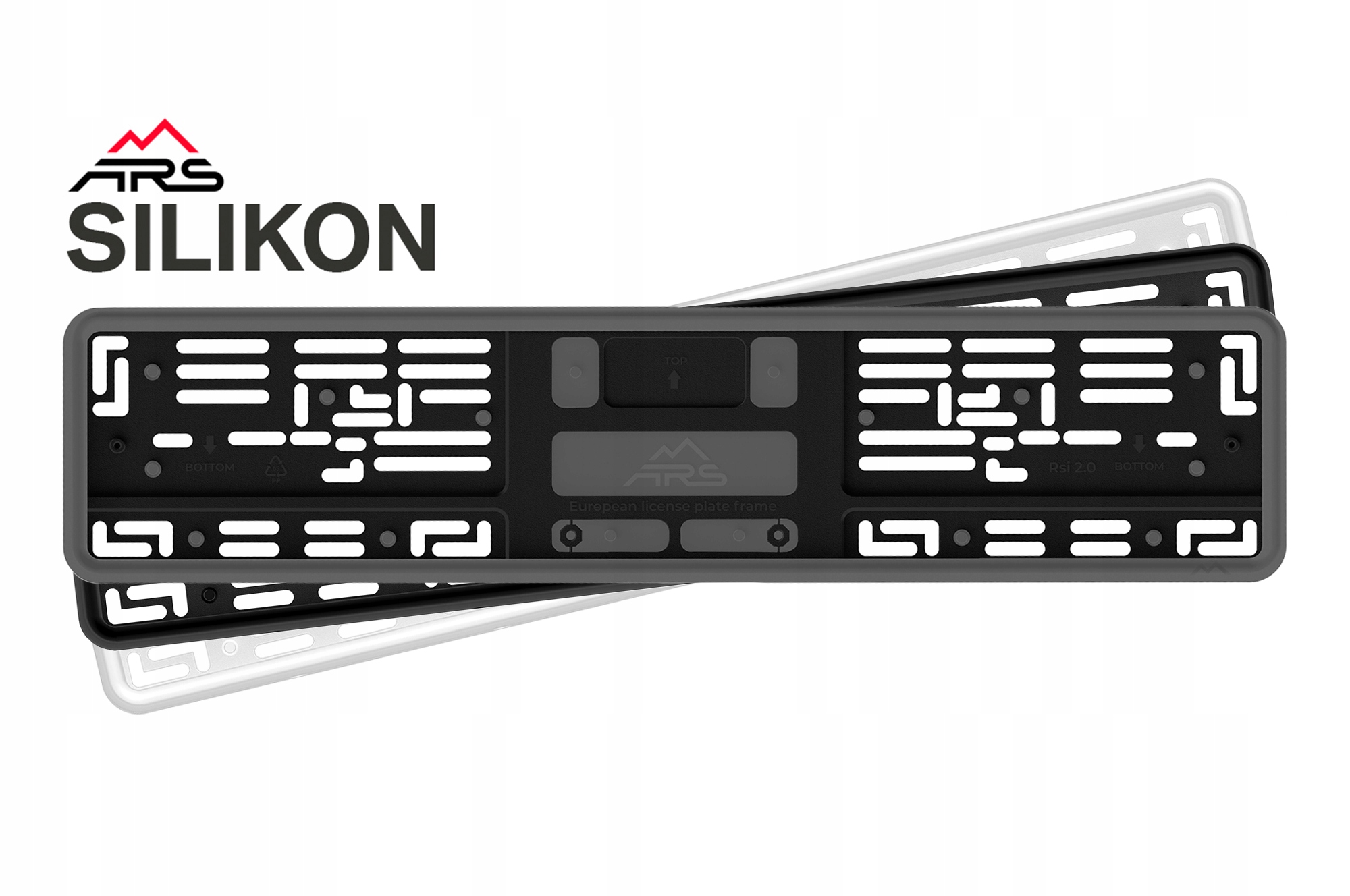 

Ramka - Ars - do tablic rejestracyjnych - Szary