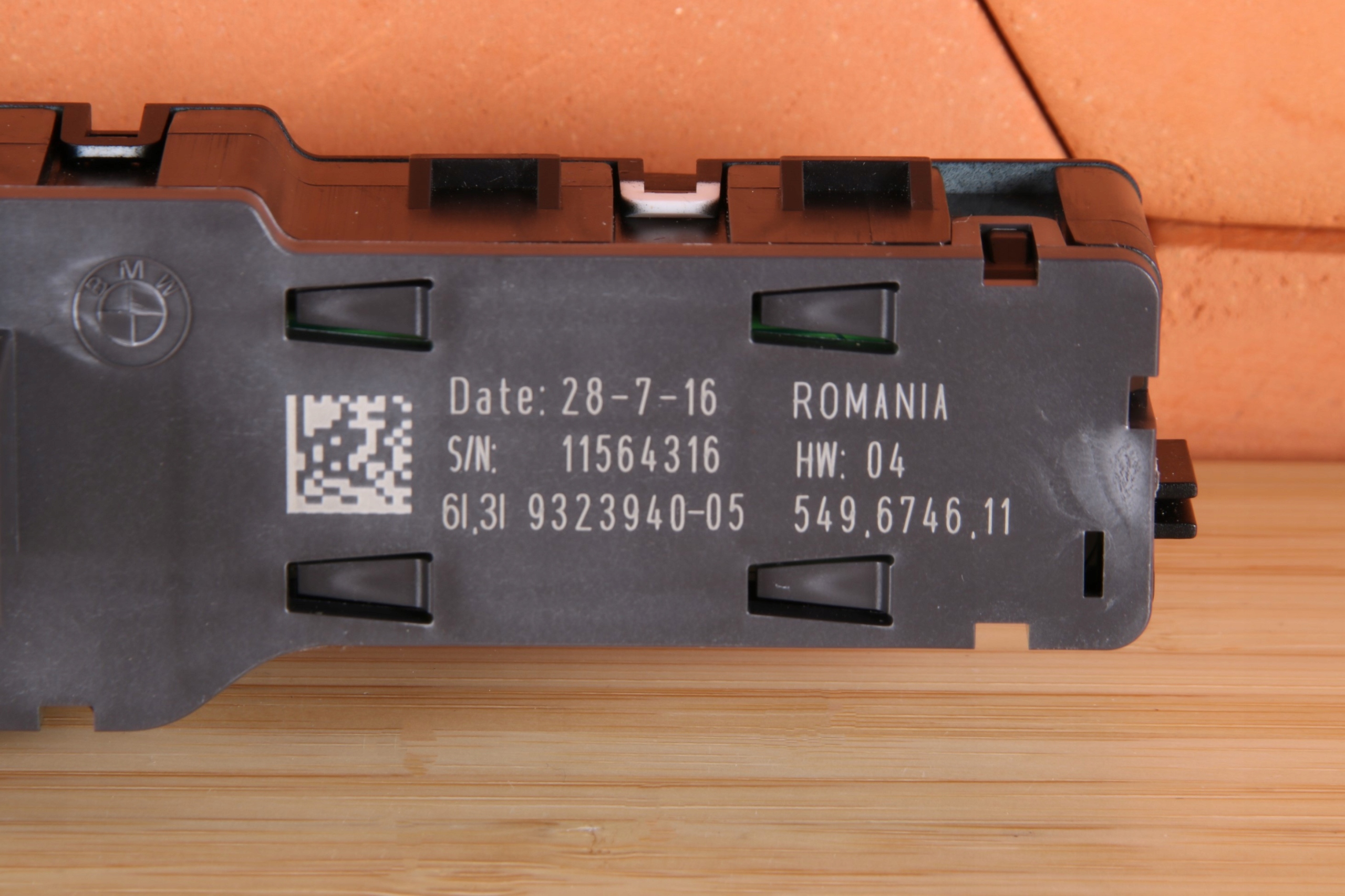 BMW F45 F46 control panel switch SPORT ECO ESP 9323940