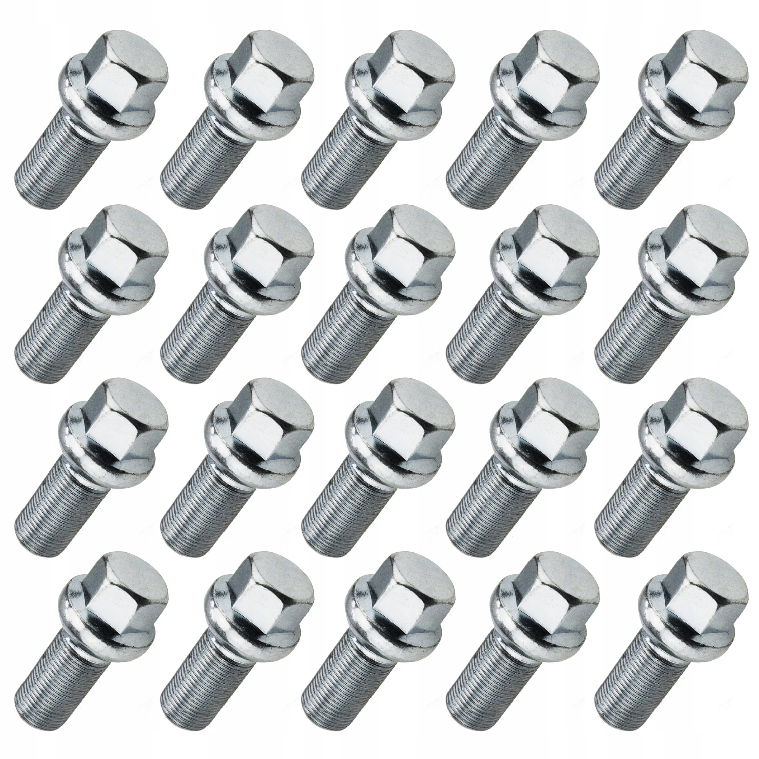 Šrouby Kola M15X1,25 28MM Kulička Pro Hliníkové Ráfky Mercedes Gls Gle