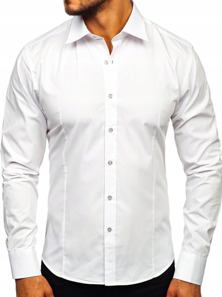 

Koszula Męska Elegancka Biała 1703 ROZMIAR_2XL