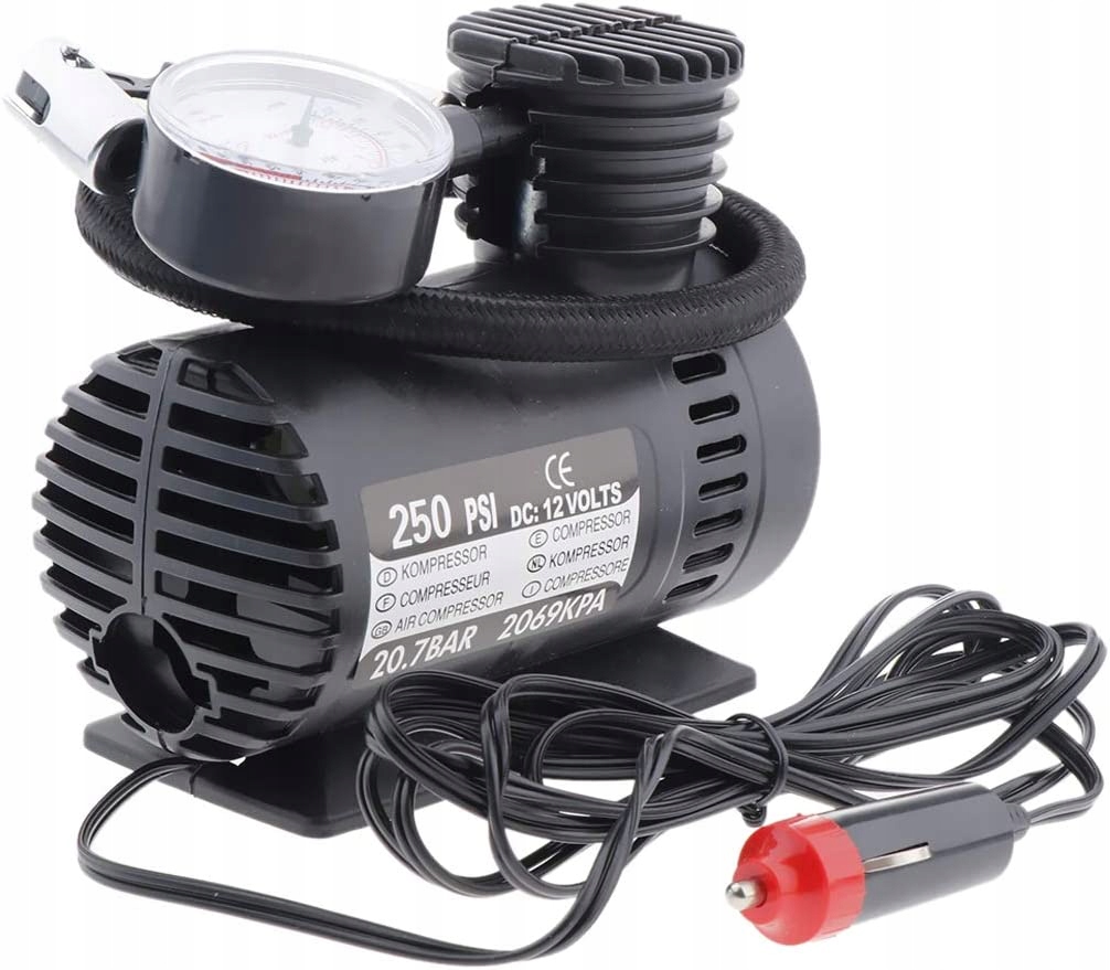 12 в автомобильный мини-компрессор, насос, 300 PSI,