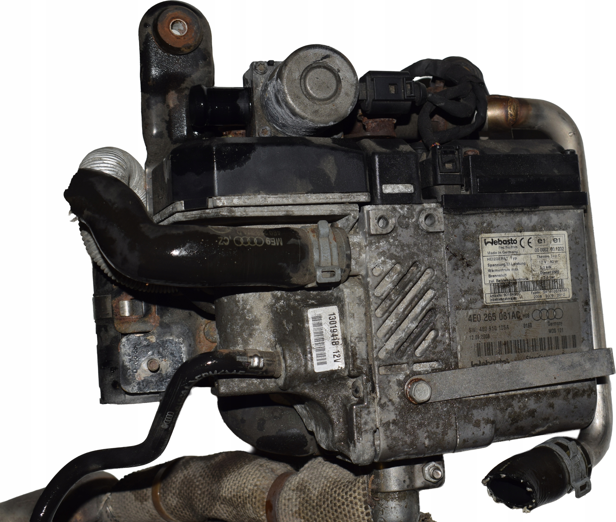 AUDI A8 D3 LIFT 4.2 TDI DIESEL WEBASTO POSTOJOWE PIEC complete 4E0265081AC