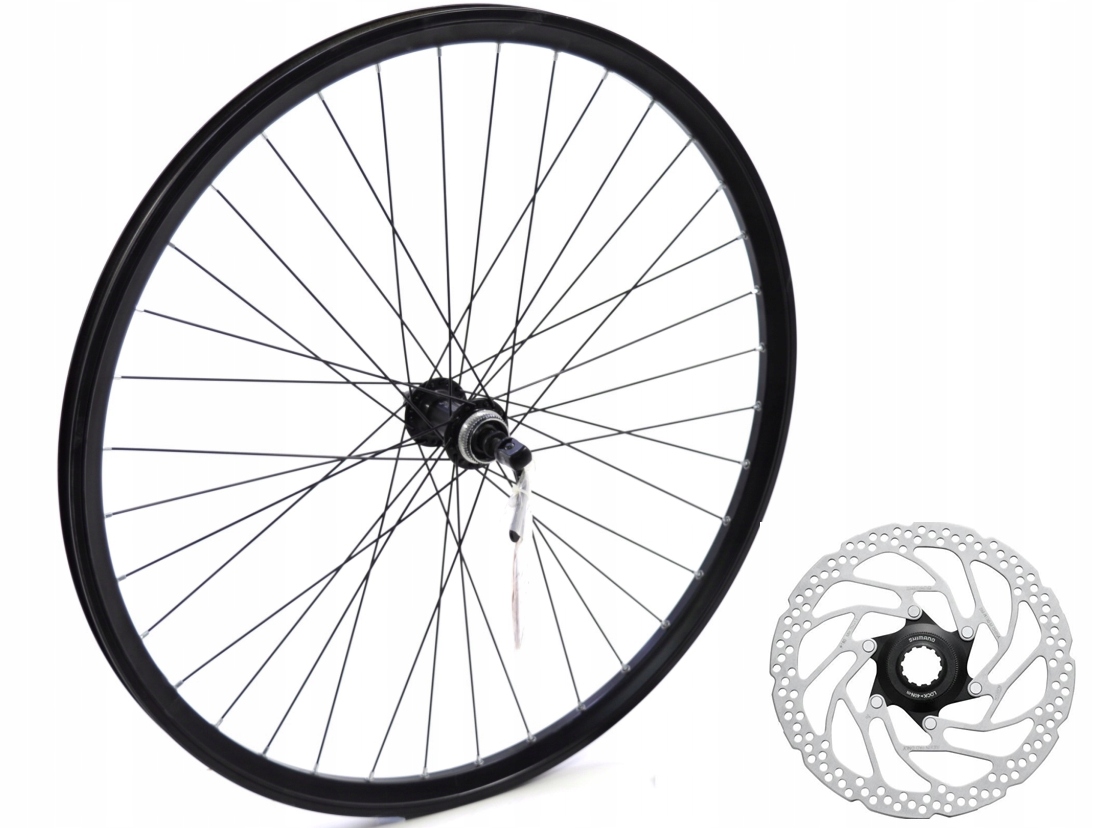 Koło rowerowe 28 cali przednie Maszynowe Disc Centerlock Tarcza 160MM