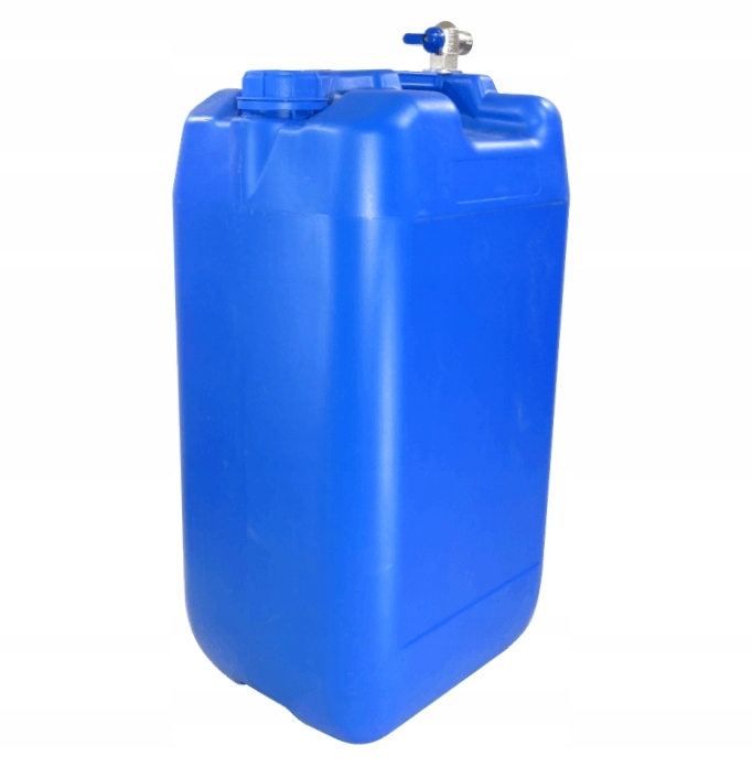 ZBIORNIK POJEMNIK NA WODĘ 30L Z KRANEM BUS blue