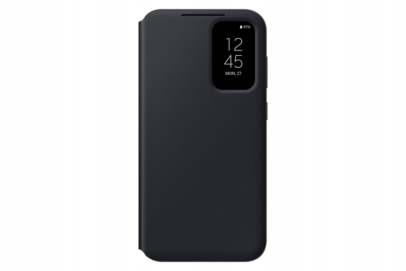 Pouzdro Samsung Smart View Wallet Case S23 Fe Černé, EF-ZS711CBEGWW