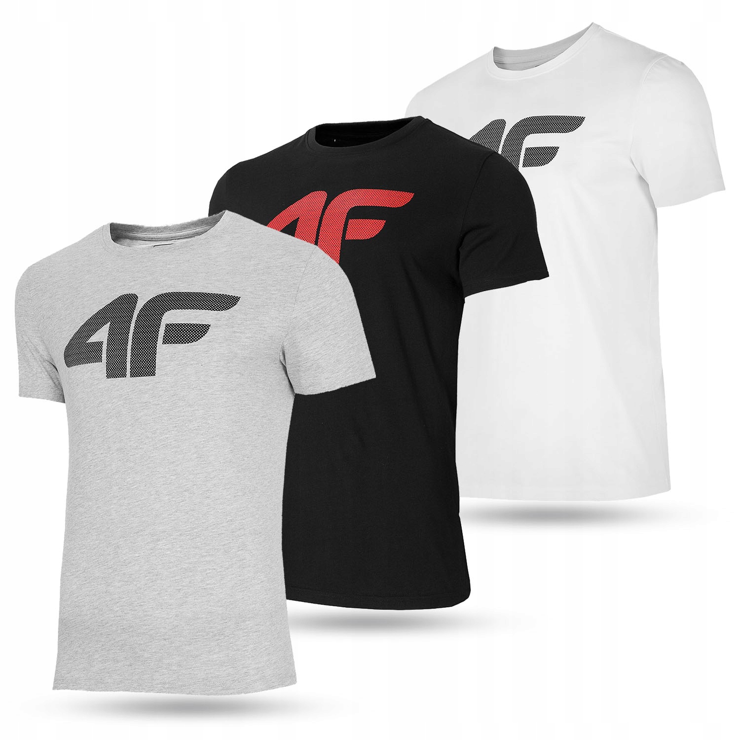 

Koszulka Męska 4F Letnia L22-TSM353 Zestaw 3 Sztuk