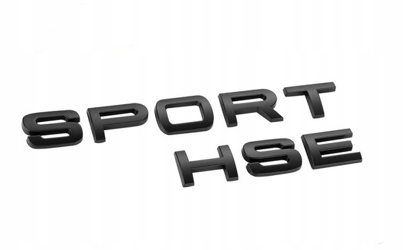 

Emblemat napis Range Rover Sport Hse czarny mat