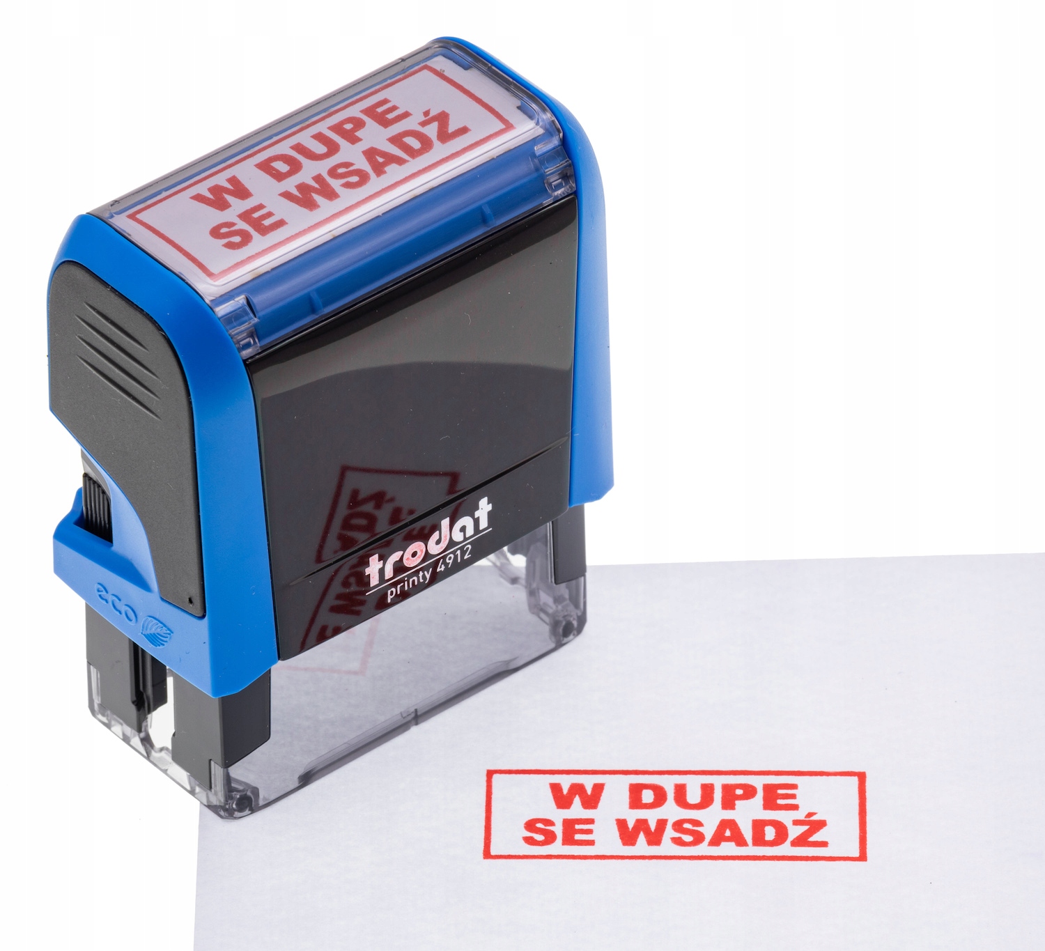 

Pieczątka "w Dupe Se Wsadź"