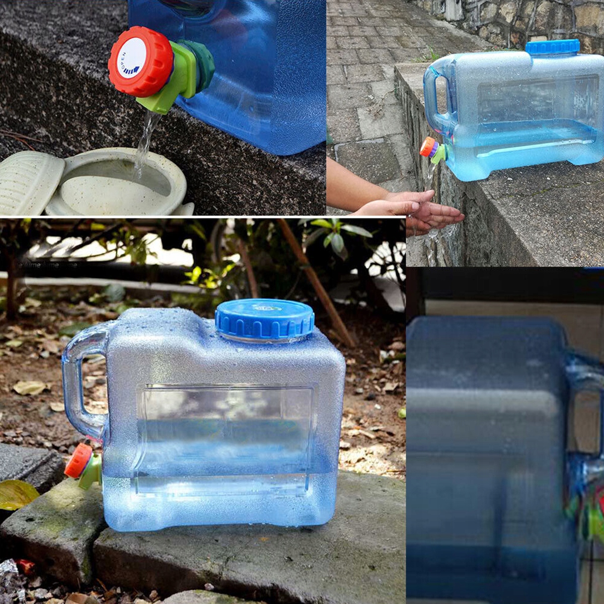 Pojemnik kanister BANIAK na wodę pitną ATEST ZBIORNIK z kranikiem 12L Waga produktu z opakowaniem jednostkowym 0.743 kg