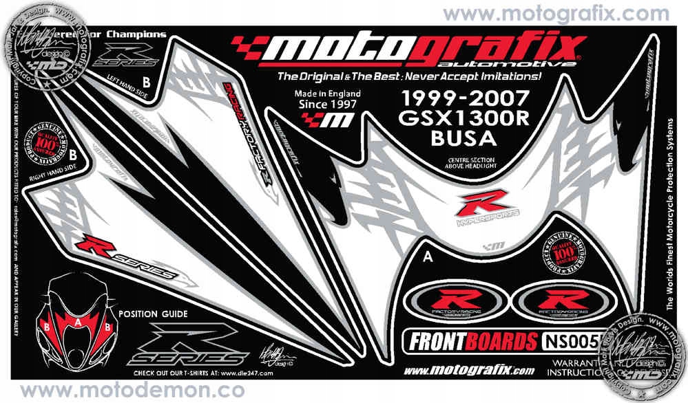 Dýha Predná Suzuki GSXR1300R Hayabusa 1999-2007