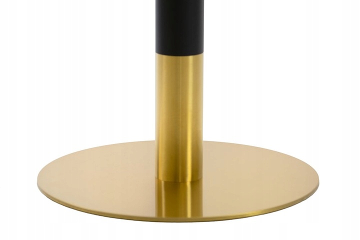 POSTUMENT DO STOŁU PODSTAWA NOGA METALOWA STOLIKA CZARNO-ZŁOTA GLAMOUR A609 EAN (GTIN) 5908305886839