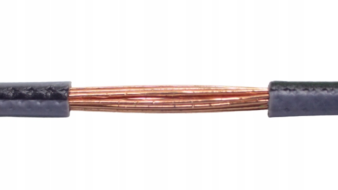 

Przewód Kabel Flry-b 1x0,5mm Szaro Czarny 10m