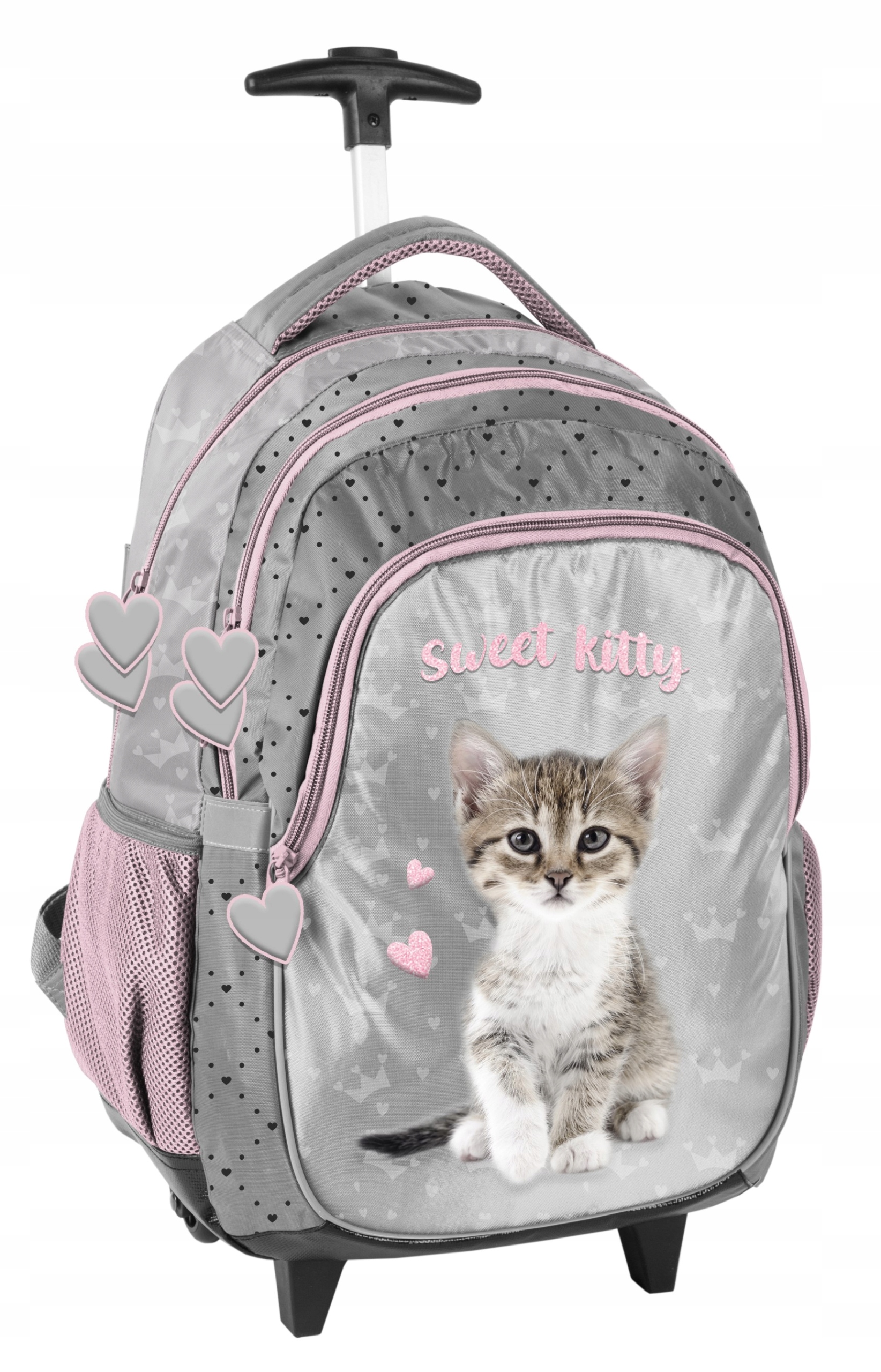 Шкільний рюкзак на колесах кіт для дівчинки Артикул виробника PP23KC-997