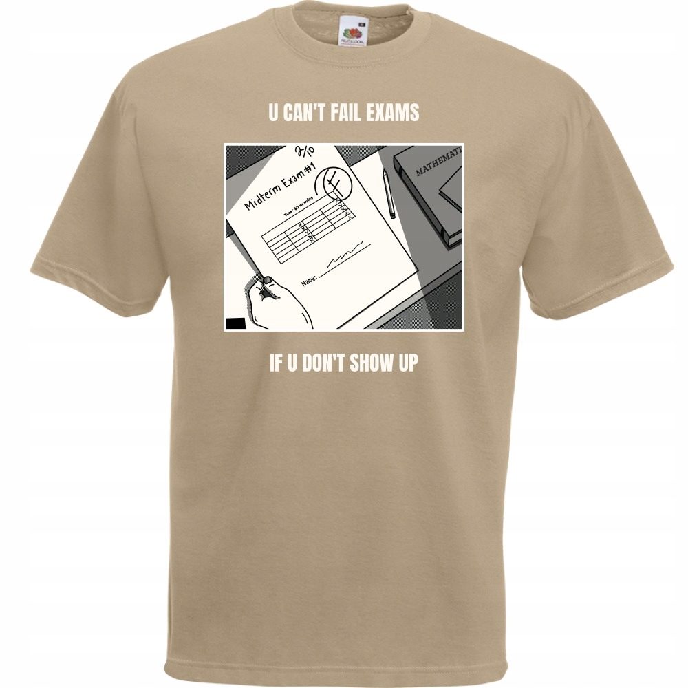

Koszulka student studia zabawna XL khaki