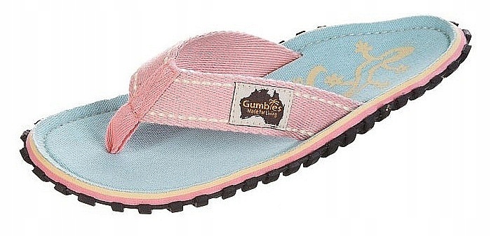 

japonki Gumbies Islander - Pastel Blue/Ghecko