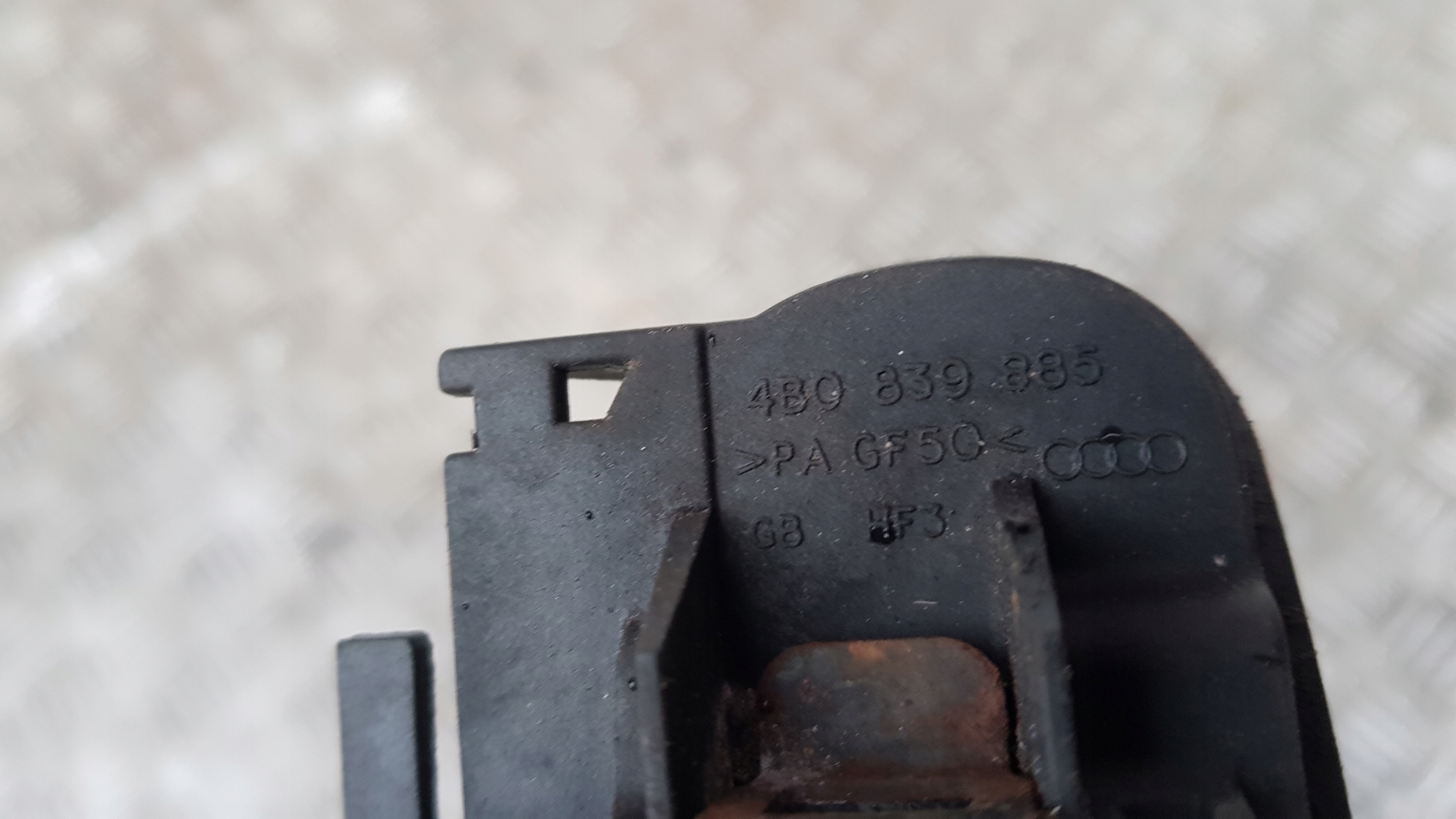 AUDI A8 D2 LY7W handle left rear part LIFT exterior