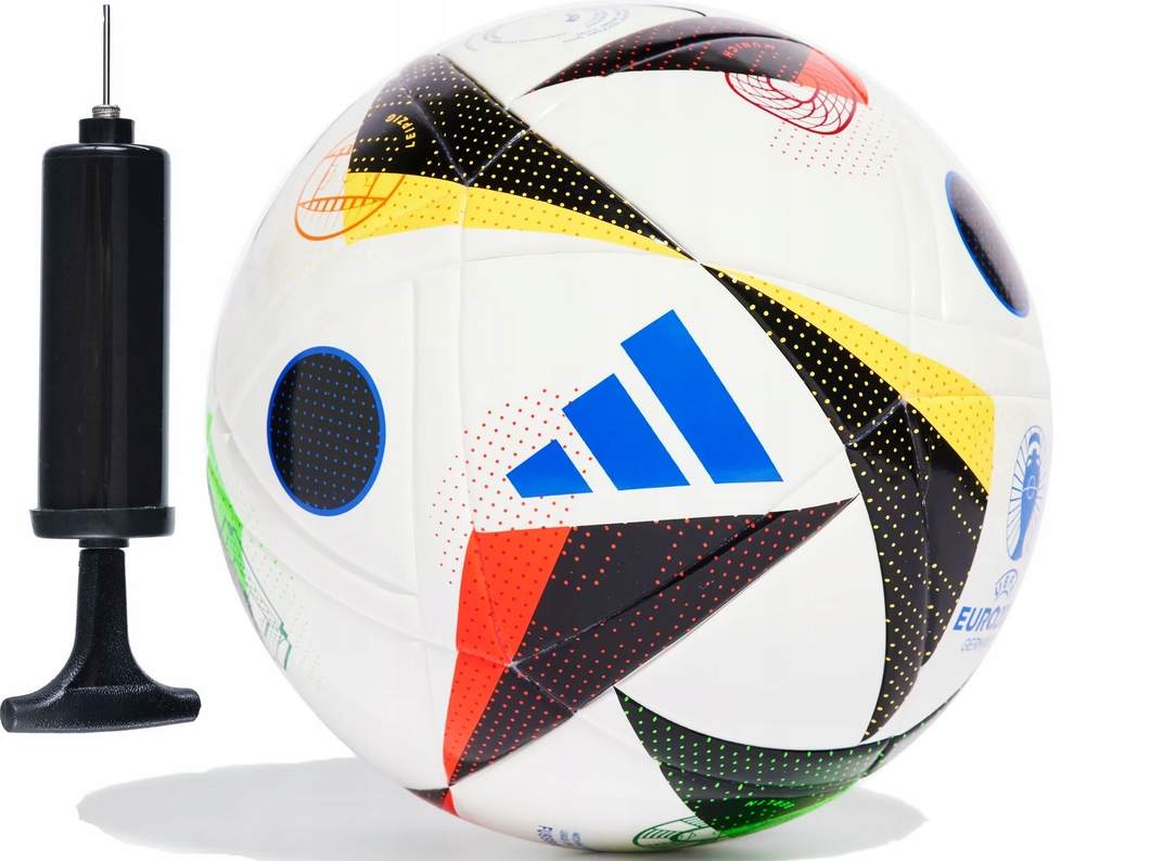 Adidas Euro 2024 League J350 piłka nożna treningowa Junior pompką R.5