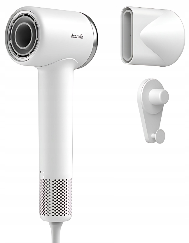 Vysoušeč vlasů s ionizací Deerma Dem-cf50w s magnetickým věšákem