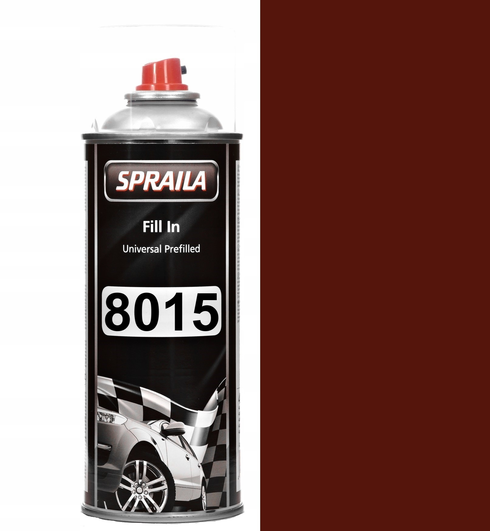 Lakier Akrylowy Ral 8015 Mat 5-16% Brązowy Kasztanowy Farba Spray 400ML
