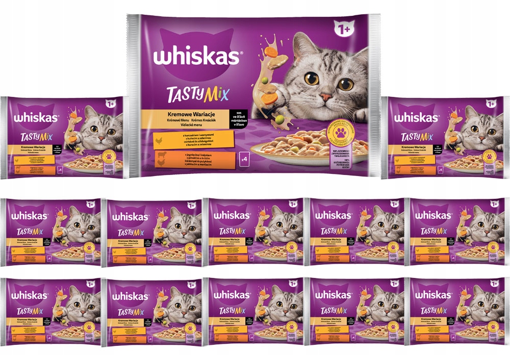 Whiskas Adult Nowa Kremowa Zupa 52x85g