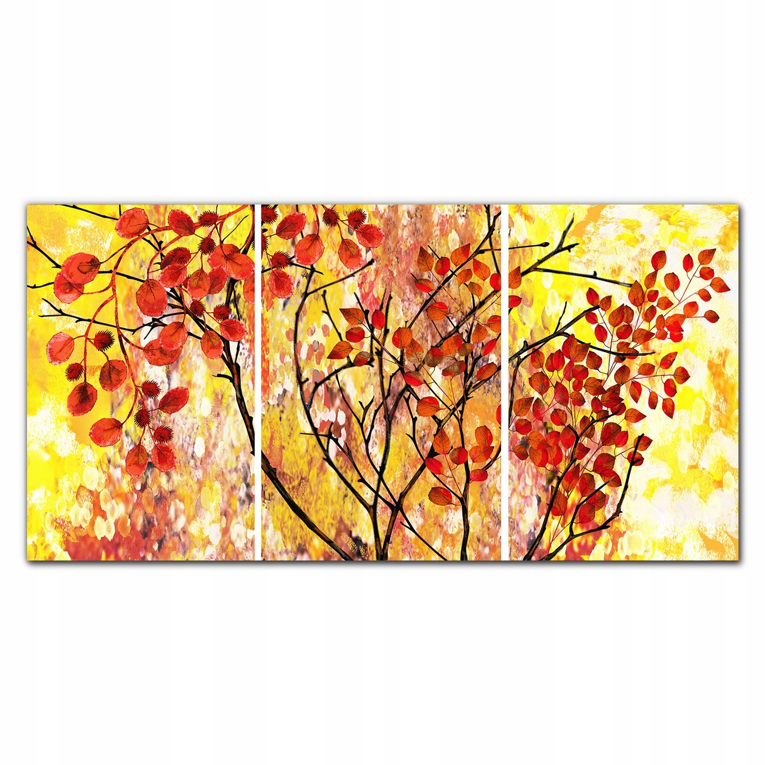 Nástenný obraz na plátne Listy, vetvy 140 x 70 cm