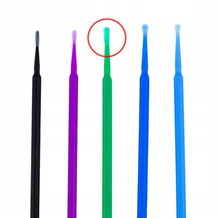 100 x MIKRO APLIKATORY MICROBRUSH 2 mm 100 szt Marka inna marka