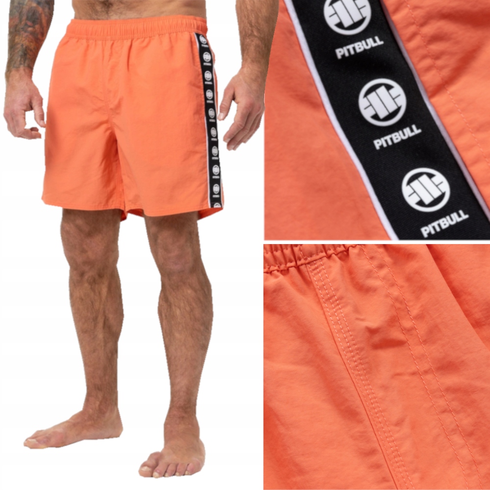 Męskie Spodenki Pitbull Szorty Plażowe Krótkie Kąpielowe Blackmore_m