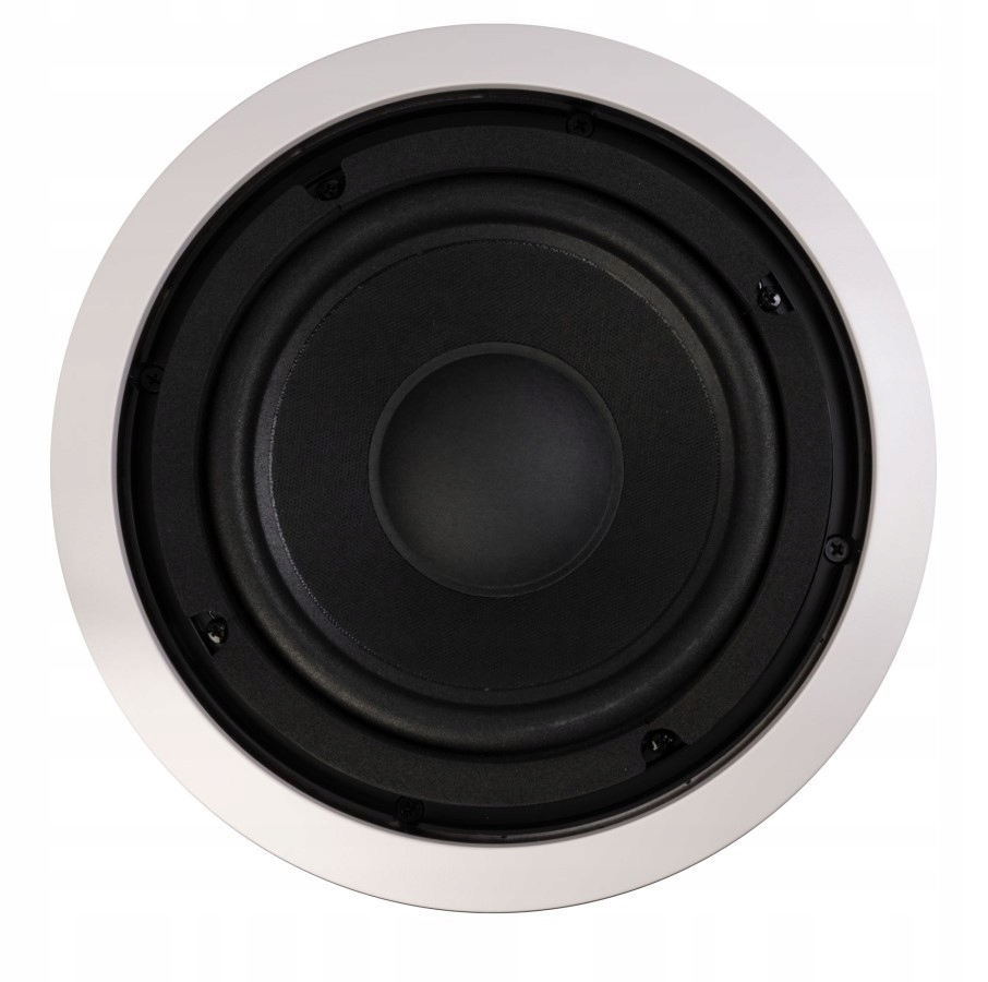 Fonestar GAT-80SW – kulatý subwoofer 100 V pro zabudování, 8", bílý