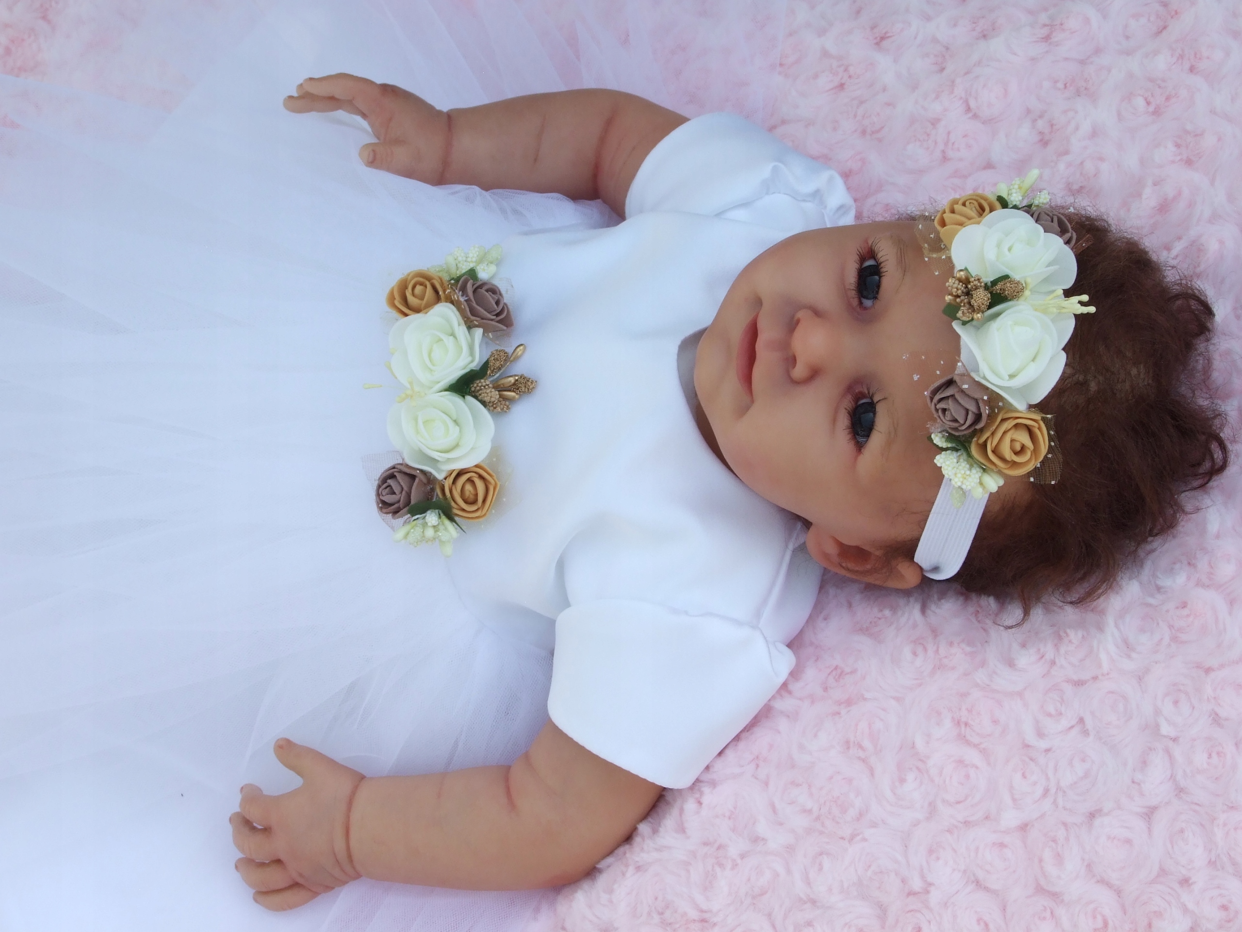 Modna Sukieneczka do chrztu *HIT LATA* 74r Płeć Dziewczynki