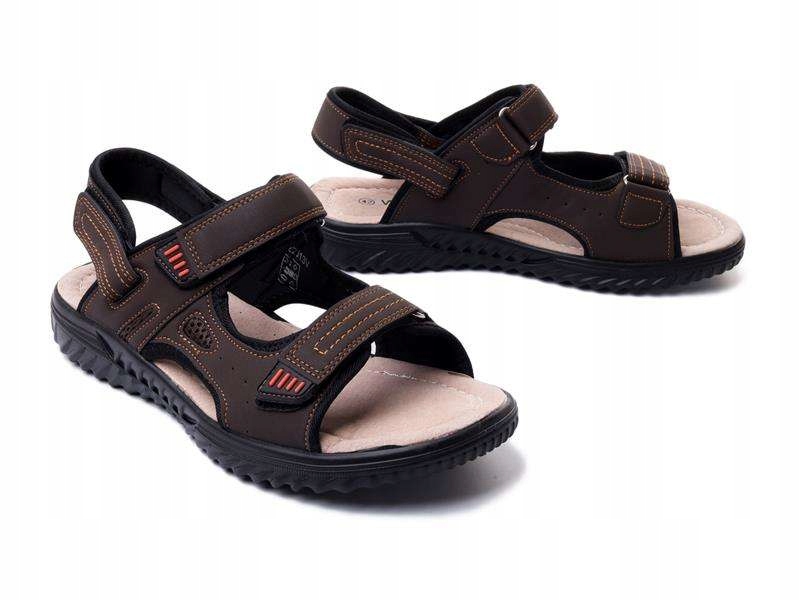 

Sandały męskie Wojtyłko 9S22613V brąz r42