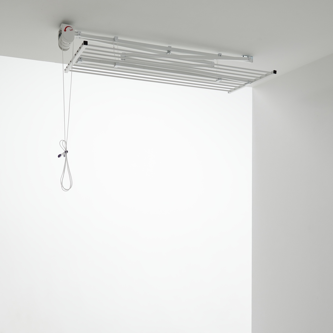 Suszarka na pranie sufitowa Biały Foxydry Mini 150 Szerokość 152-152 cm