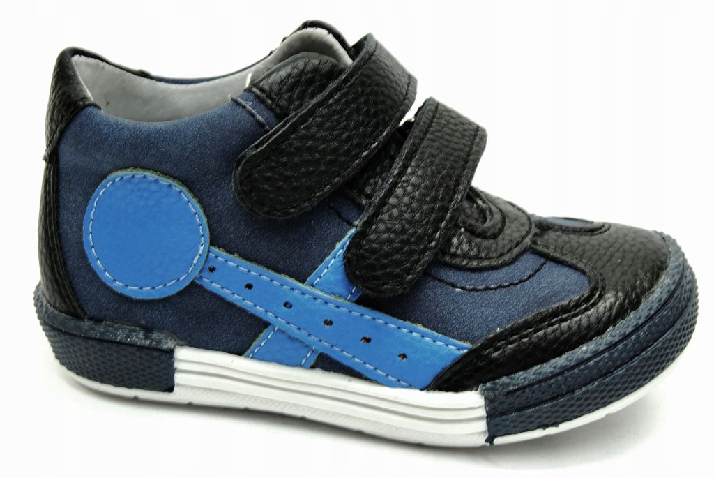 KORNECKI 6778 trzewiki WIOSENNE granat RZEPY r. 25