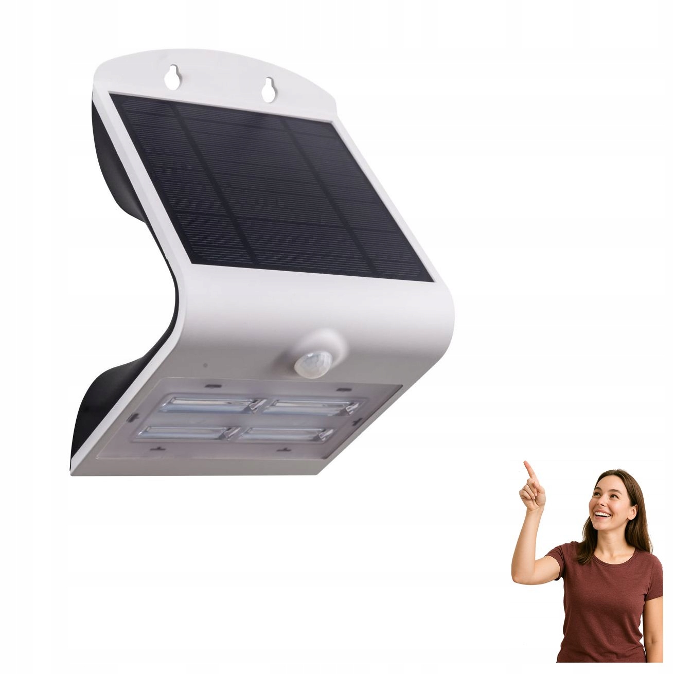 Solárna Led nástenná lampa 3,2 W Lamozzo 98757 Eglo