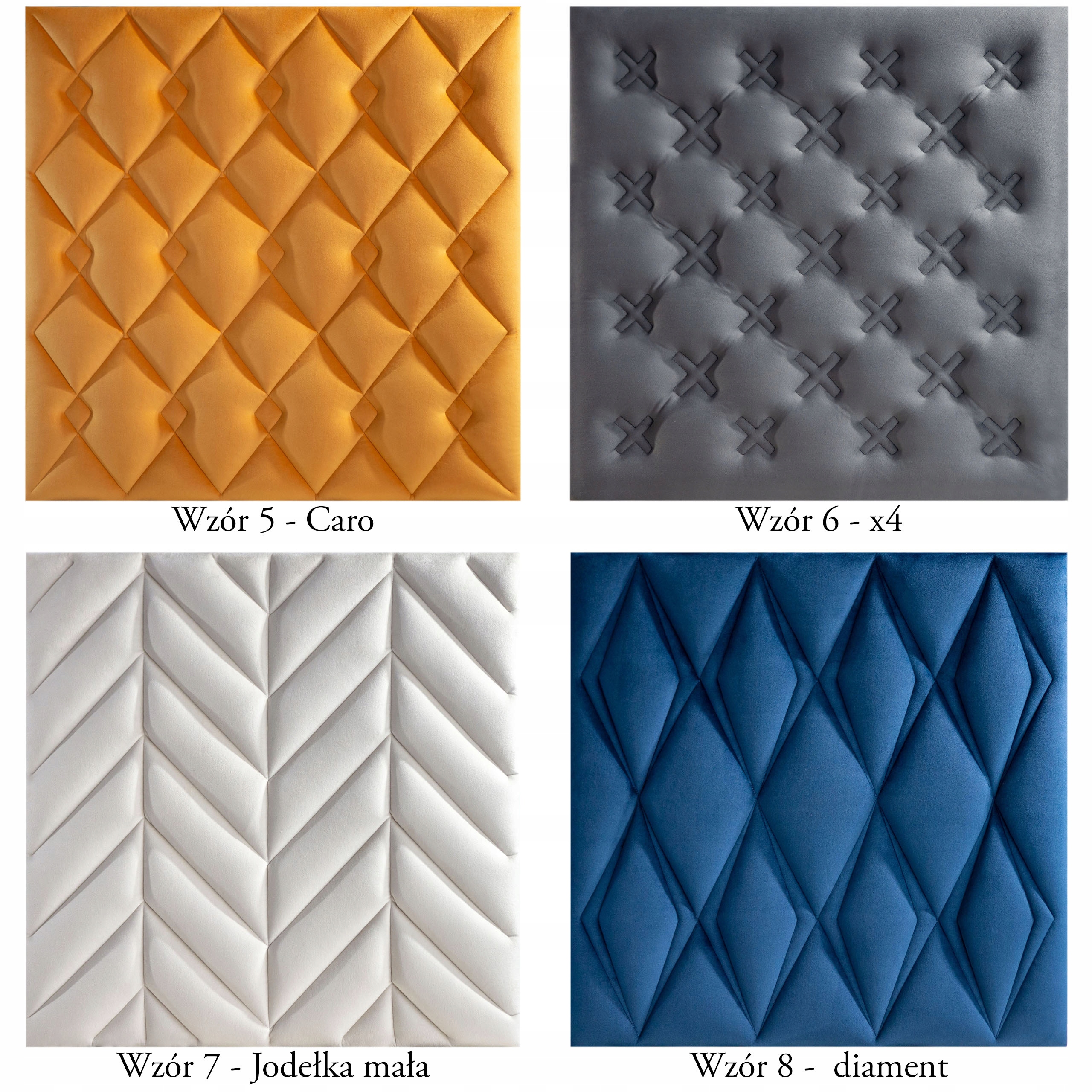 60x60 cm PANELE TAPICEROWANE panel ze wzorem WZÓR i KOLOR do wyboru Producent inna
