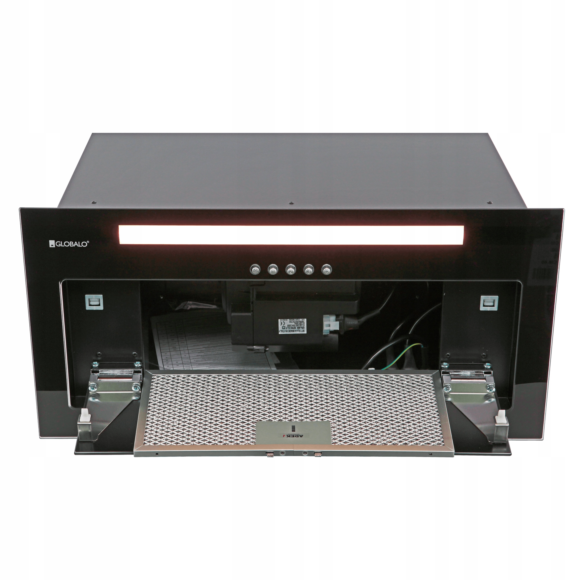 OKAP podszafkowy czarne szkło SENTURO 60.3 MOCNY Model Senturo 60.3