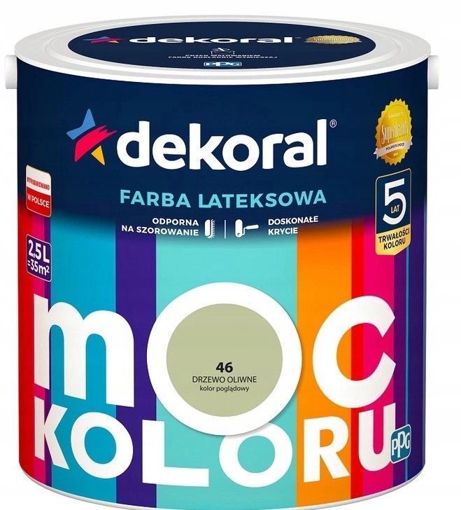 

Dekoral Farba Moc Koloru 5 drzewo oliwne