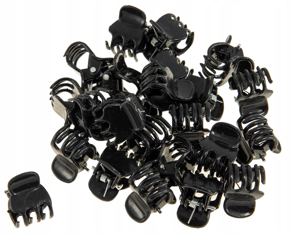

Szczęki Żabki Do Włosów Czarne Duże 1.4CM 50SZT