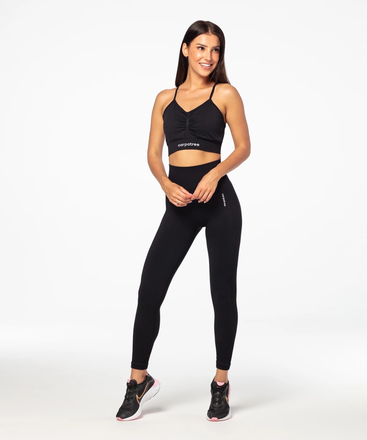 Legginsy Carpatree Czarne bezszwowe Allure M