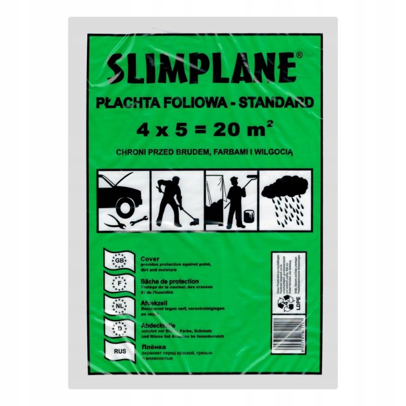 

Folia malarska Simplane 5 m x 4 m