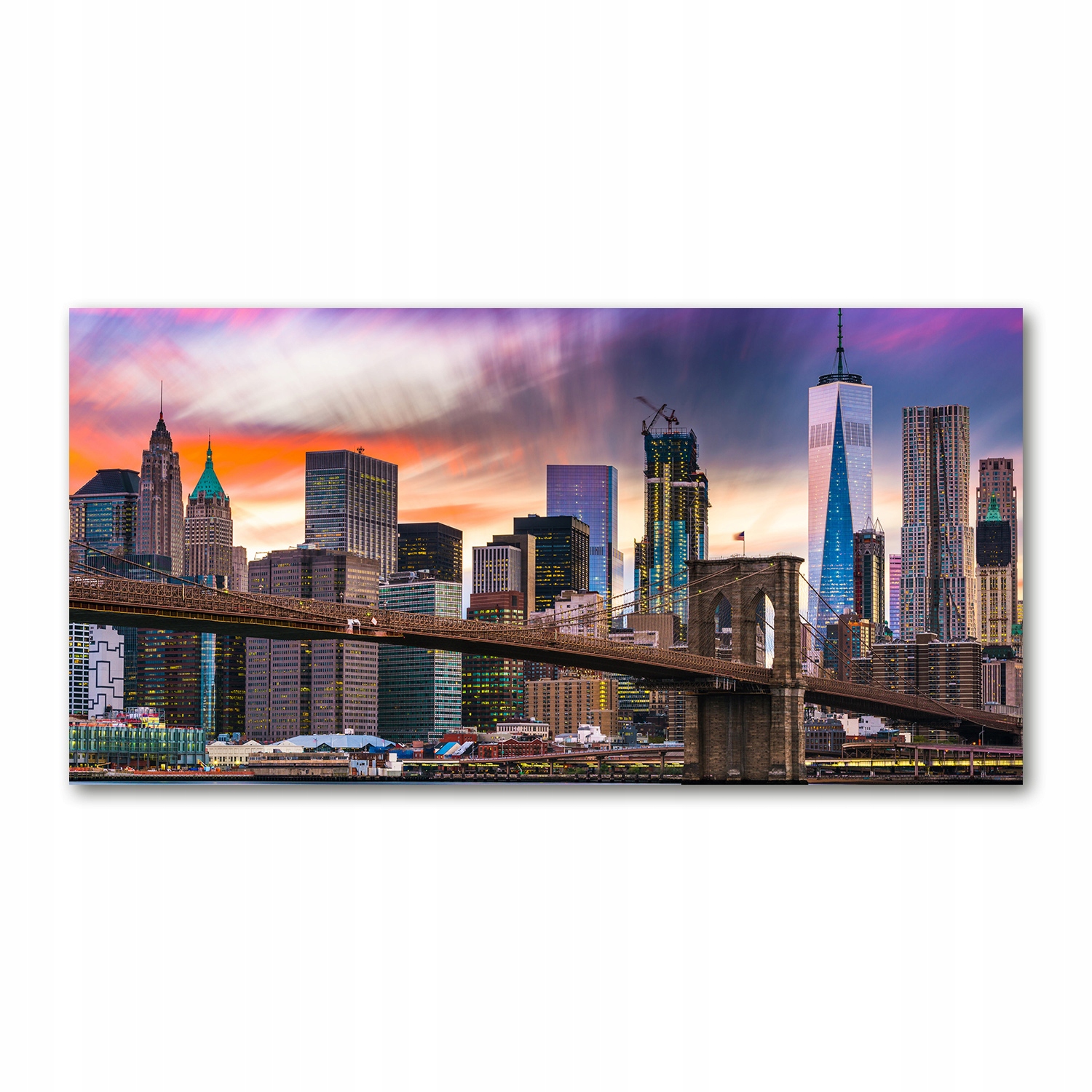 Skleněný obraz Manhattan New York 140x70
