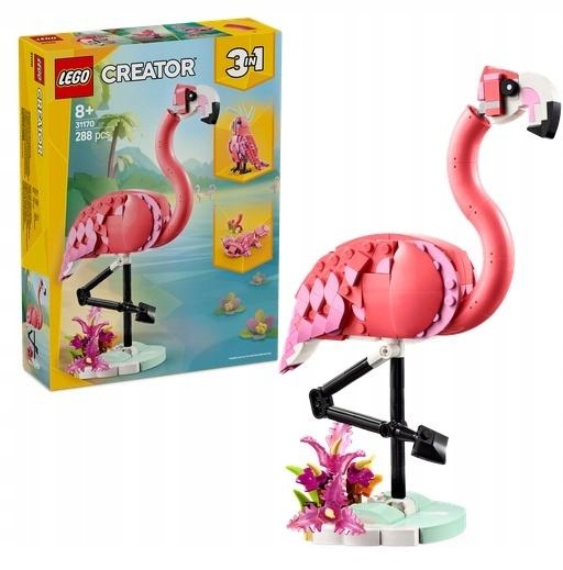 Lego (r) Creator 31170 Divoká Zvířata: Růžový Plameňák