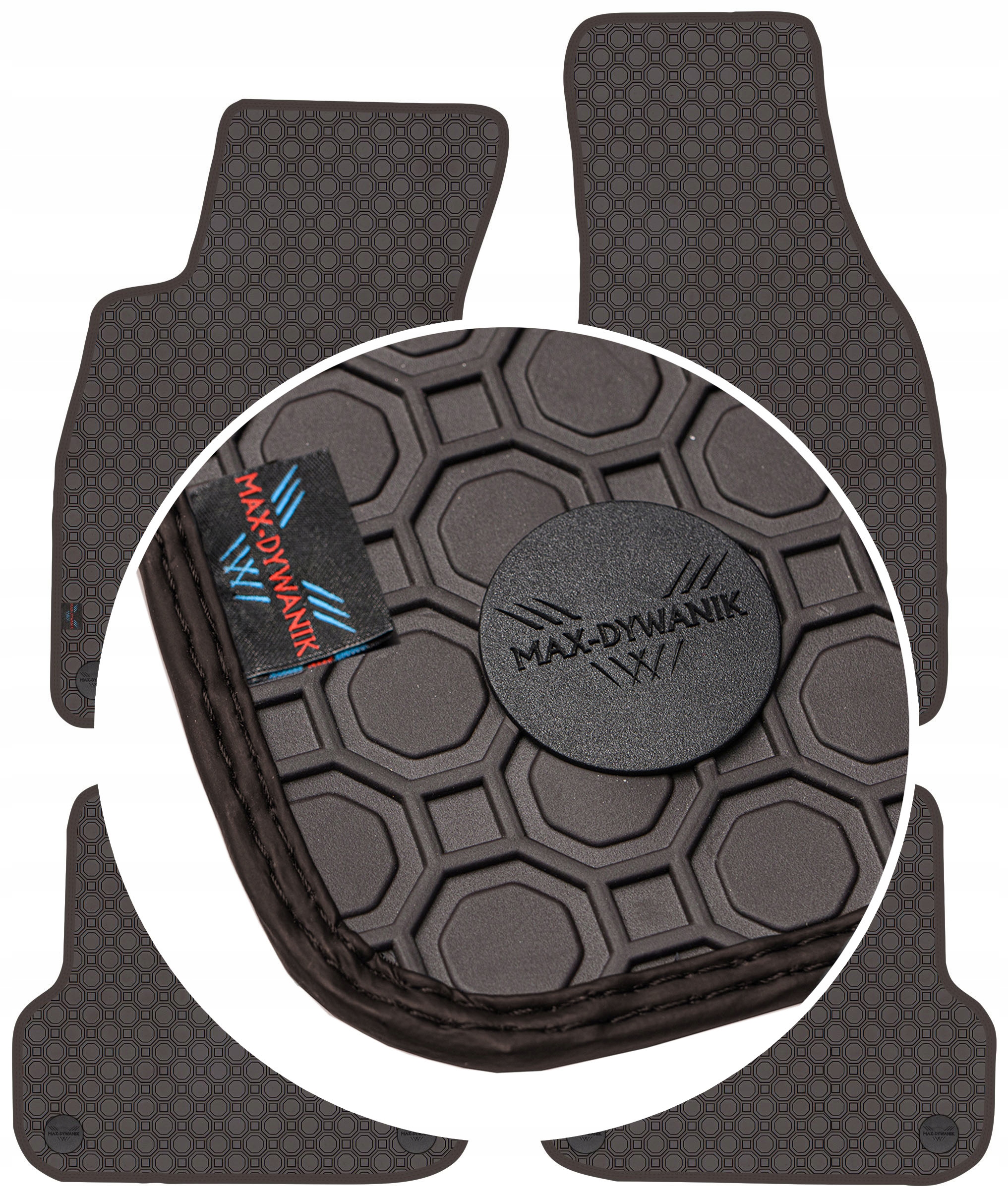 Audi A4 B6 B7 2001-2007 Koberce Hnedé