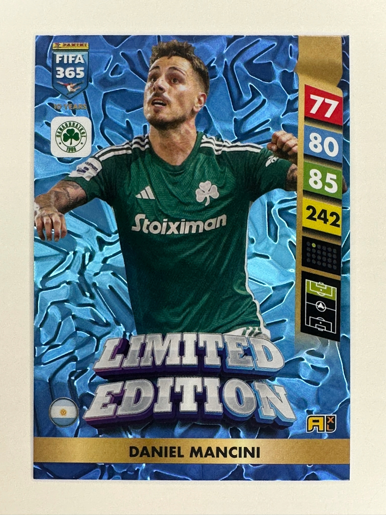Panini Fifa 365 2025 Karta Limited Daniel Mancini Panathinaikos