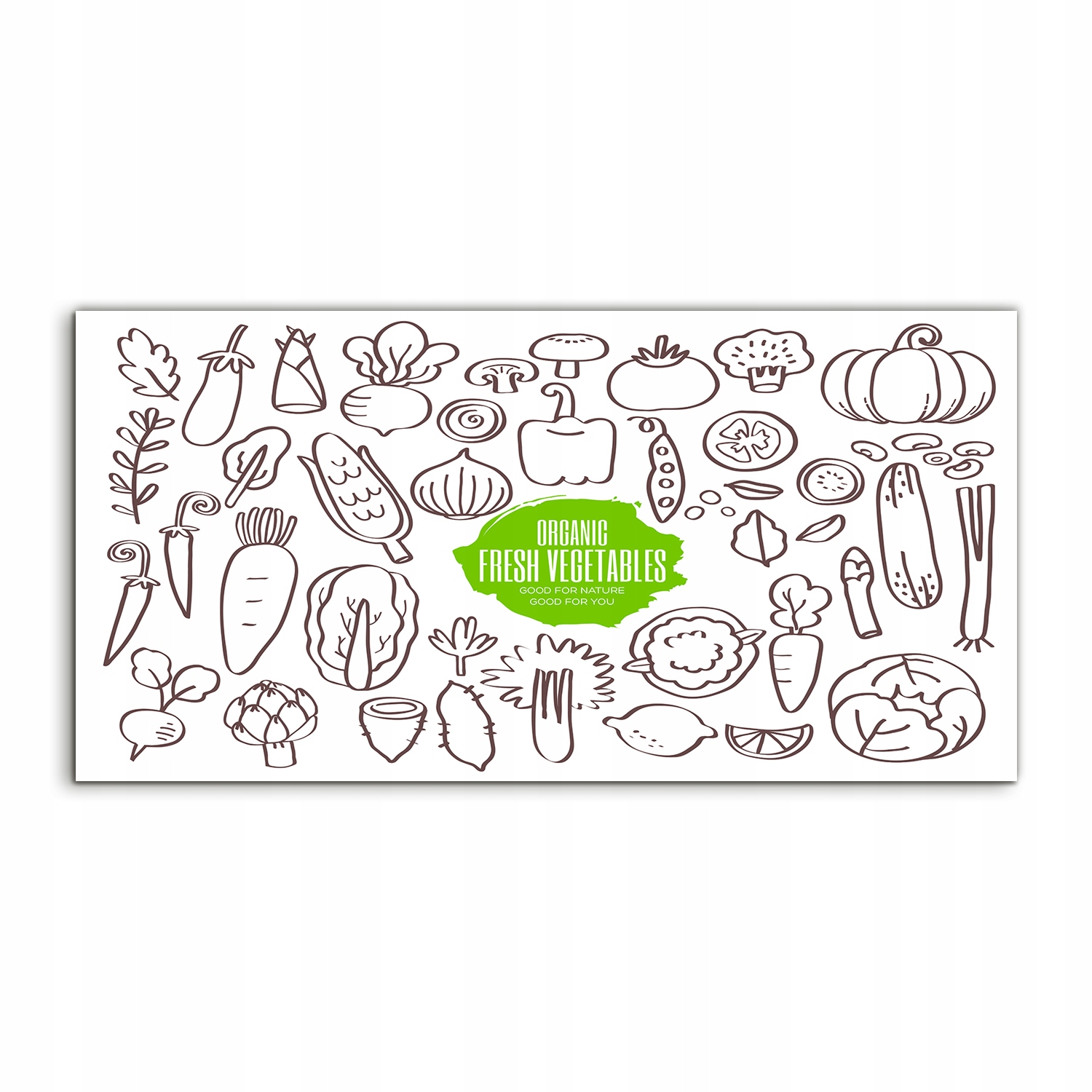 

Obraz akryl 120x60 na prezent Warzywa Art Sztuka