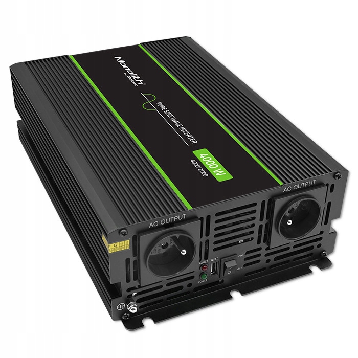Menič napätia 2000W 4000W 12V až 230V Čistý sínus
