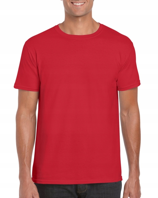 

Koszulka T-shirt Męski Gildan Soft Czerwony L
