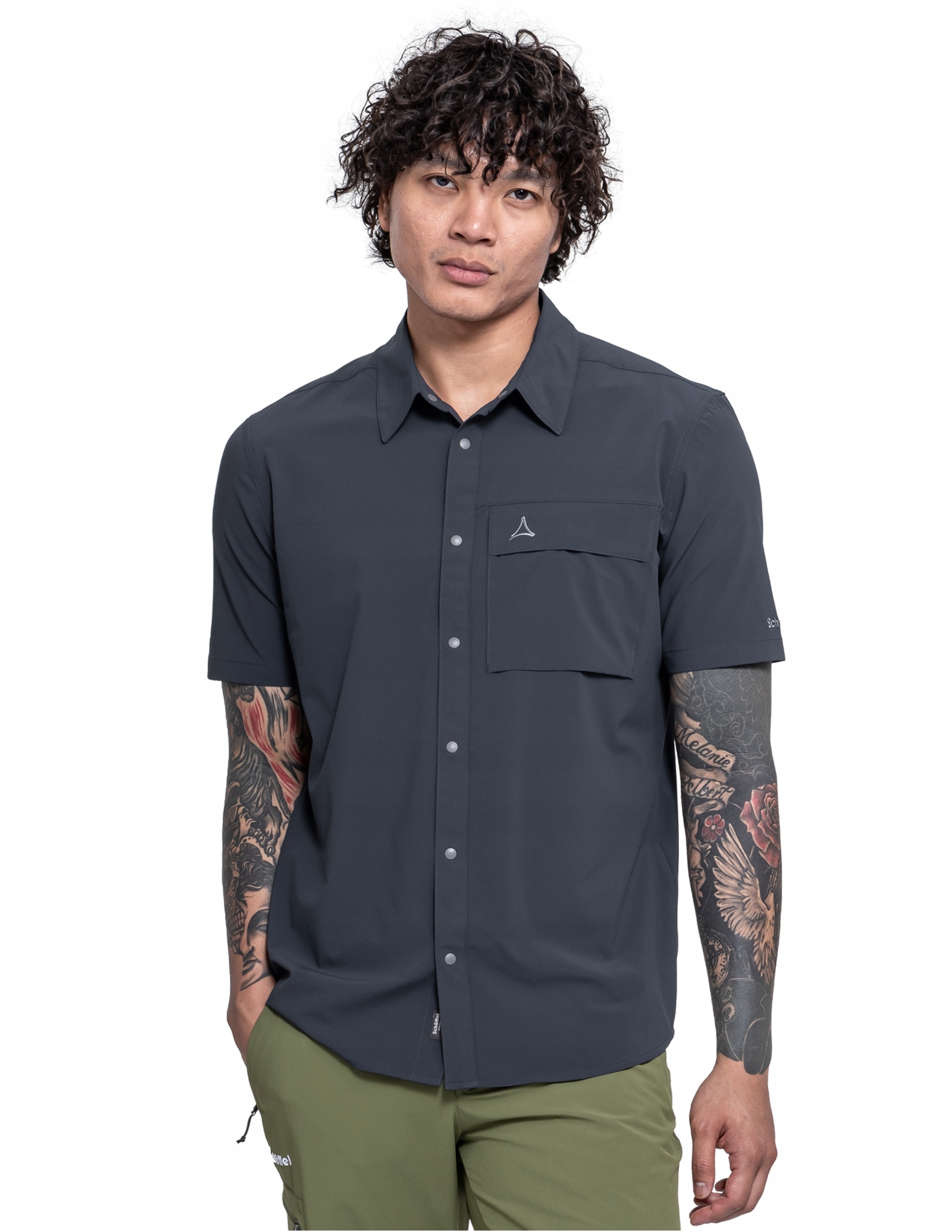 Pánská treková košile Schöffel Dooser Granátová 50