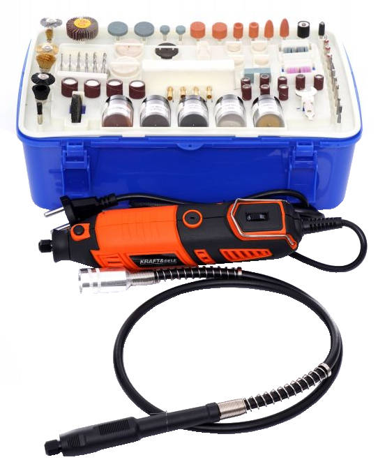 Mini bruska 270W příslušenství 218 kusů Kraft&Dele KD10751