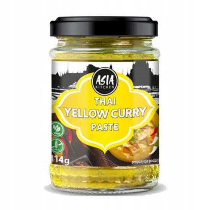 

Pasta curry żółta (łagodna, 114g, Asia Kitchen)