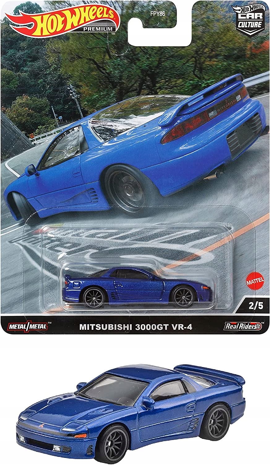 

Hot Wheels Premium Car Culture Mitsubishi 3000GT V